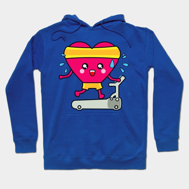 My heart goes faster for you (no text) Hoodie by EuGeniaArt